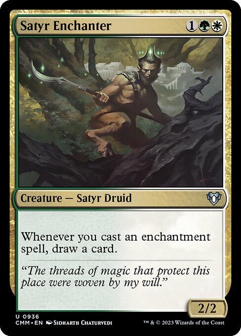 Satyr Enchanter highlighted card art