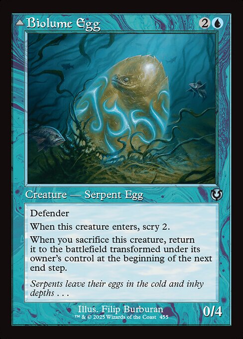 Biolume Egg // Biolume Serpent from Innistrad Remastered