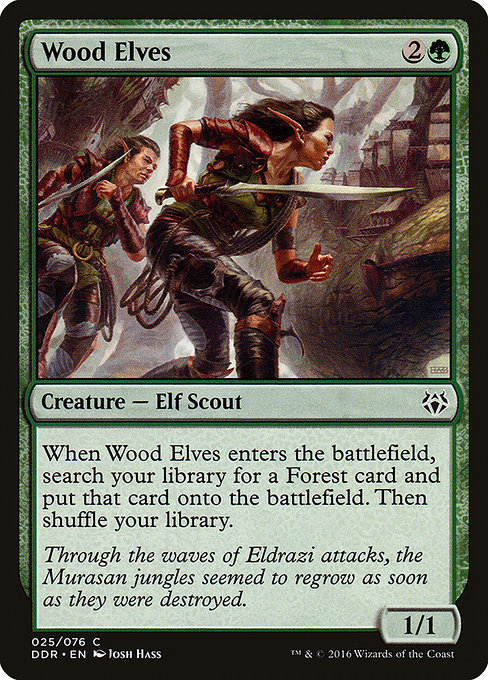 Wood Elves from Duel Decks: Nissa vs. Ob Nixilis