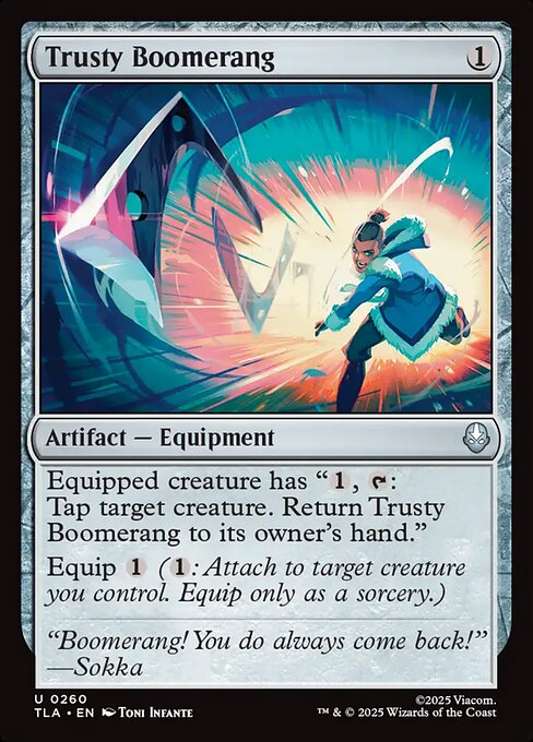 Trusty Boomerang from Avatar: The Last Airbender