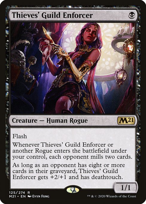 Thieves' Guild Enforcer from Core Set 2021