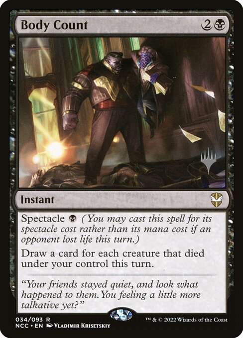 Body Count from New Capenna Commander Promos