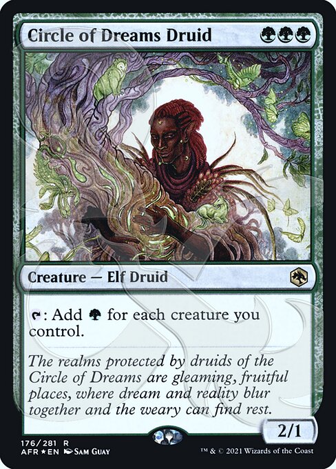 Circle of Dreams Druid from Adventures in the Forgotten Realms Promos