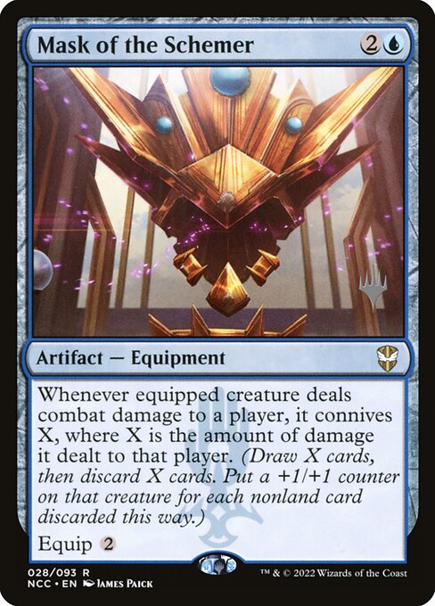 Mask of the Schemer from New Capenna Commander Promos
