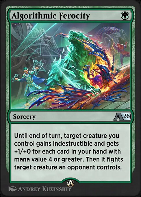 Algorithmic Ferocity from Alchemy: Secrets of Strixhaven