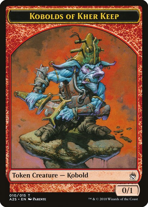 Kobolds of Kher Keep from Masters 25 Tokens