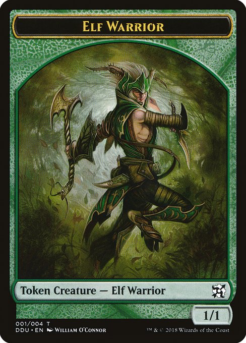 Elf Warrior from Duel Decks: Elves vs. Inventors Tokens