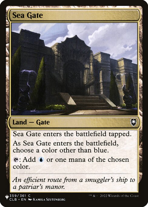 Sea Gate highlighted card art