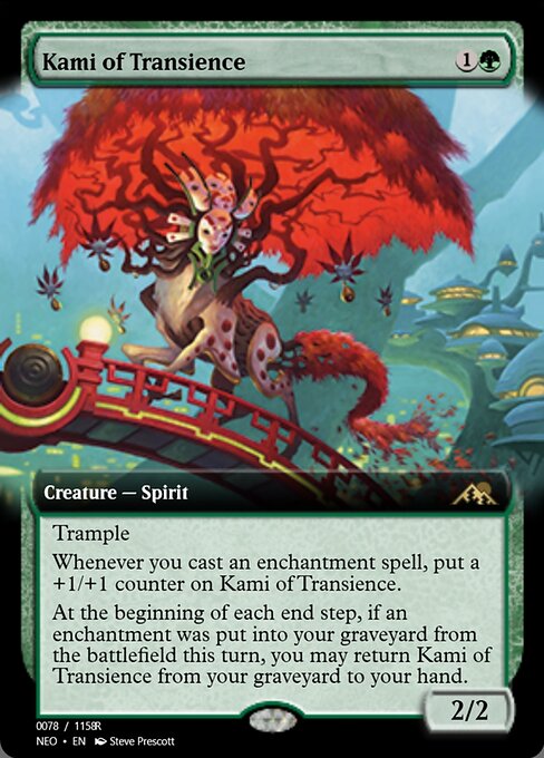 Kami of Transience highlighted card art