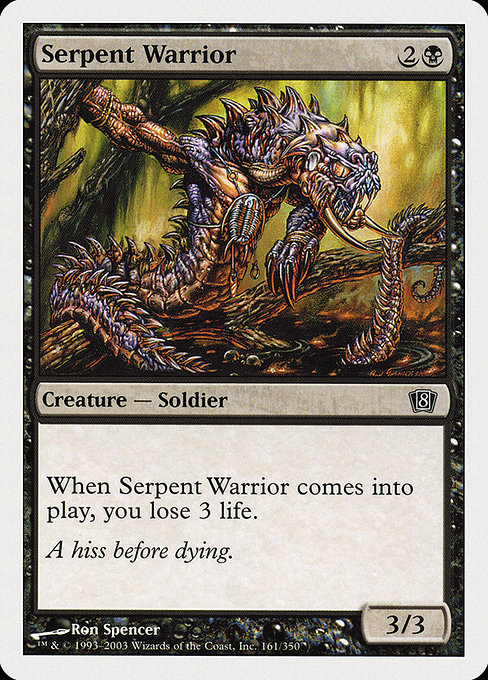 Serpent Warrior from Eighth Edition