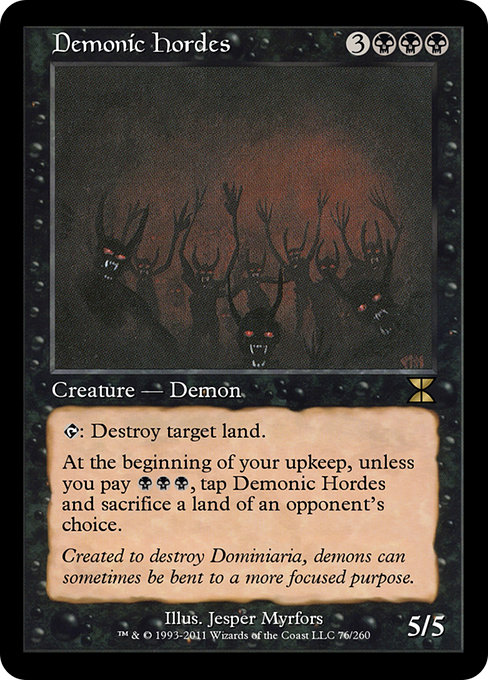 Demonic Hordes from Masters Edition IV