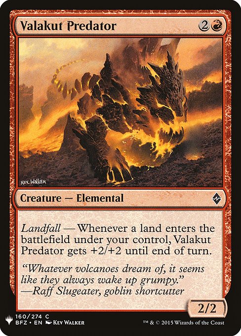 Valakut Predator highlighted card art