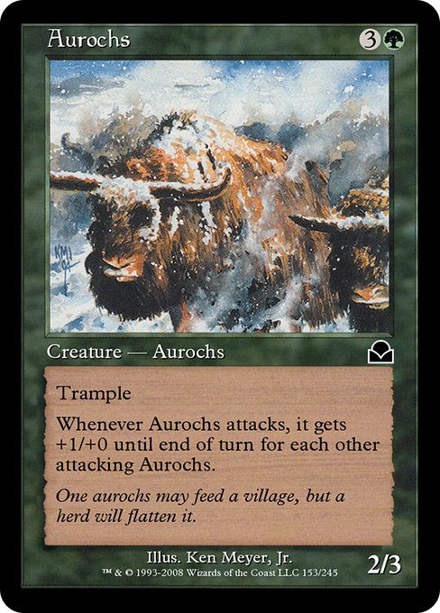 Aurochs highlighted card art