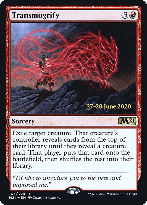 Transmogrify from Core Set 2021 Promos