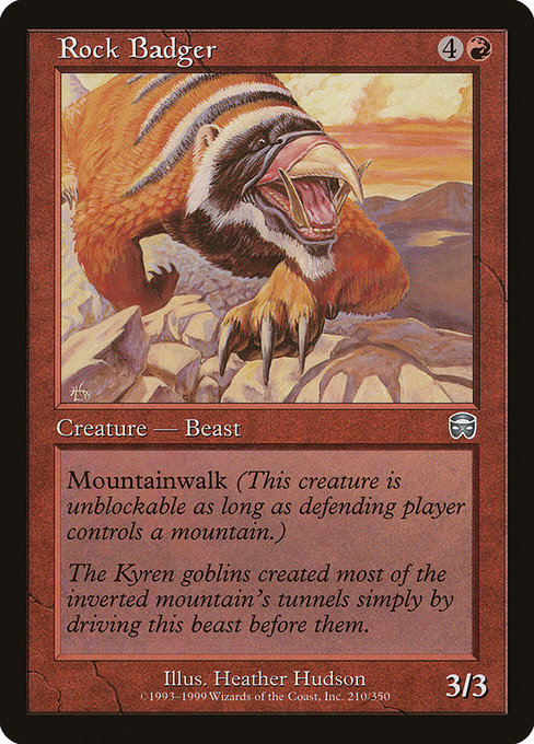 Rock Badger from Mercadian Masques