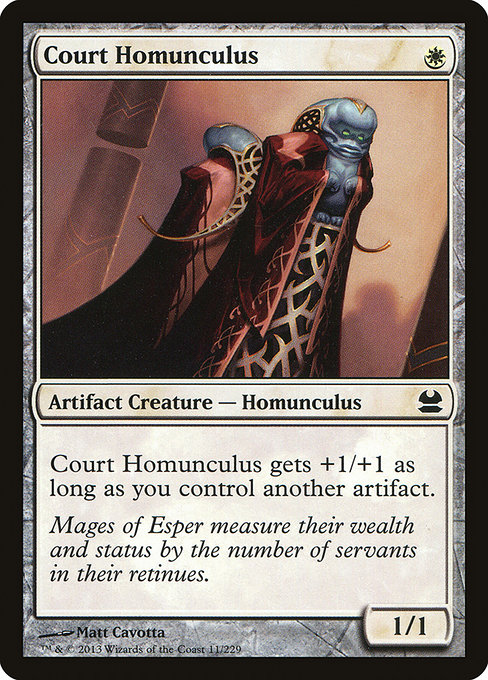 Court Homunculus from Modern Masters