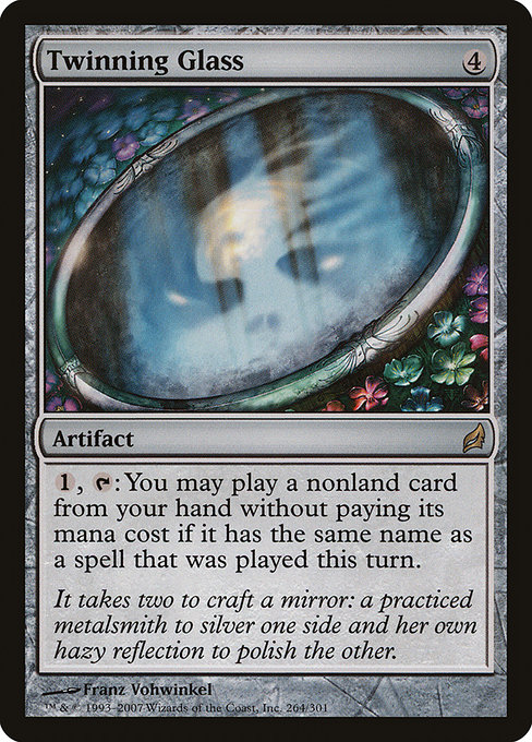 Twinning Glass highlighted card art