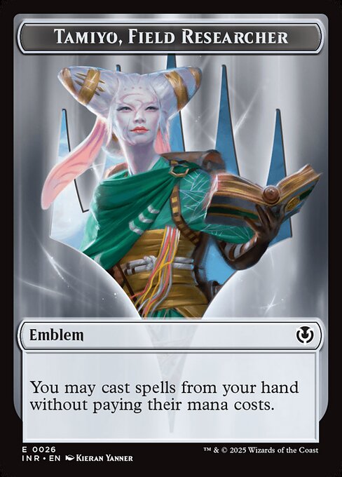 Tamiyo, Field Researcher Emblem highlighted card art