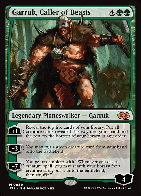 Garruk, Caller of Beasts from Foundations Jumpstart