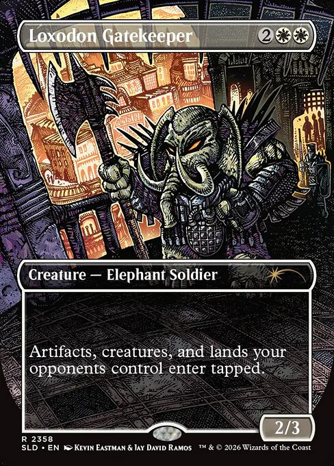 Loxodon Gatekeeper from Secret Lair Drop