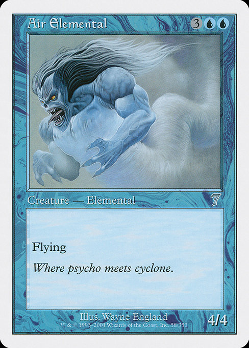 Air Elemental from Seventh Edition