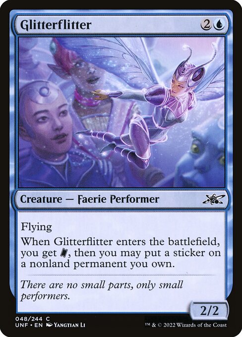 Glitterflitter from Unfinity