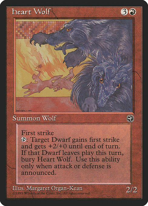 Heart Wolf highlighted card art
