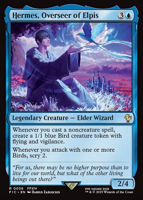 Hermes, Overseer of Elpis highlighted card art
