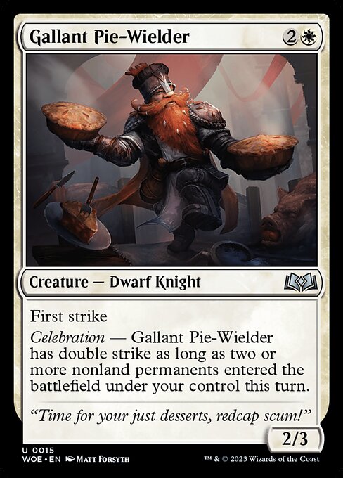 Gallant Pie-Wielder highlighted card art