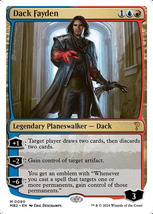 Dack Fayden highlighted card art