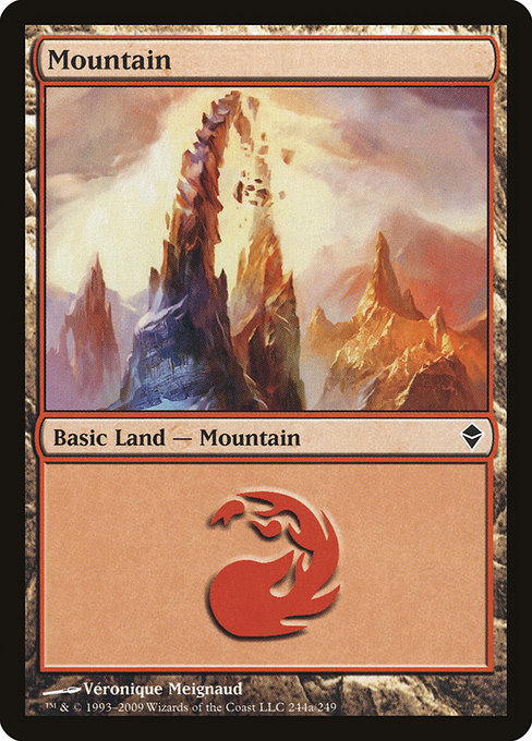 Mountain from Zendikar