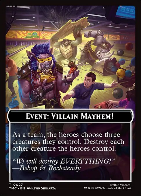 Event: Villain Mayhem! from Teenage Mutant Ninja Turtles Eternal Tokens