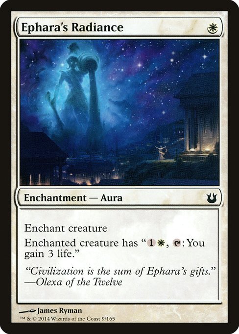 Ephara's Radiance highlighted card art