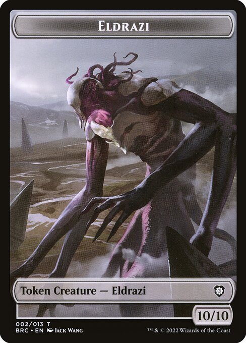 Eldrazi from The Brothers' War Commander Tokens