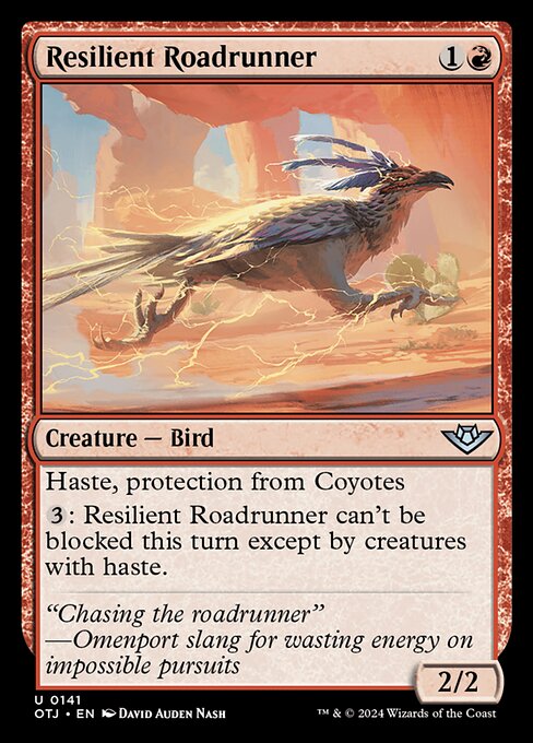 Resilient Roadrunner highlighted card art