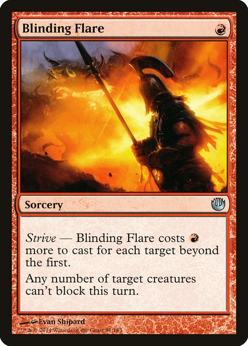 Blinding Flare highlighted card art