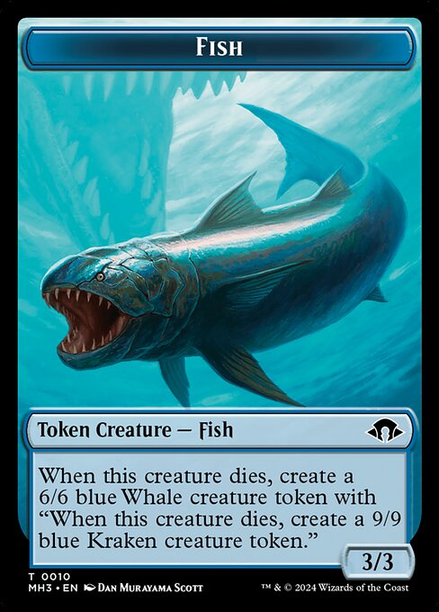 Fish highlighted card art