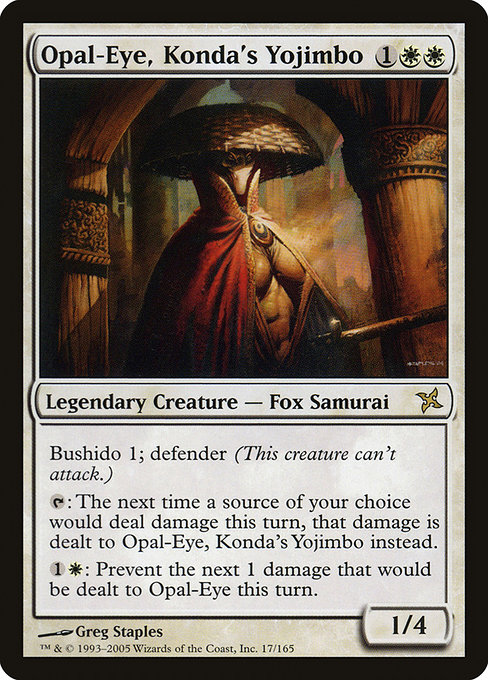 Opal-Eye, Konda's Yojimbo highlighted card art