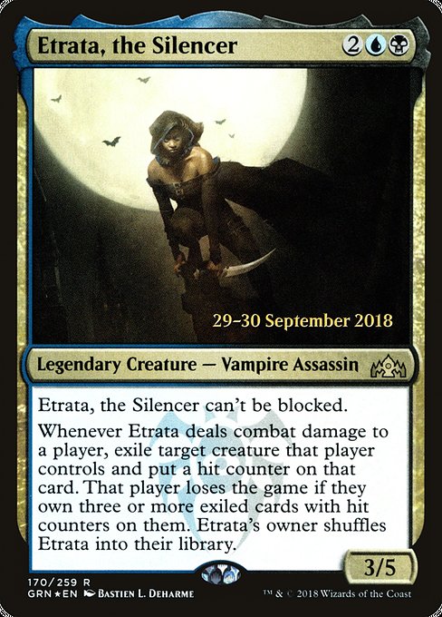 Etrata, the Silencer from Guilds of Ravnica Promos