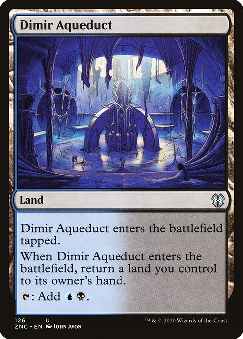 Dimir Aqueduct from Zendikar Rising Commander