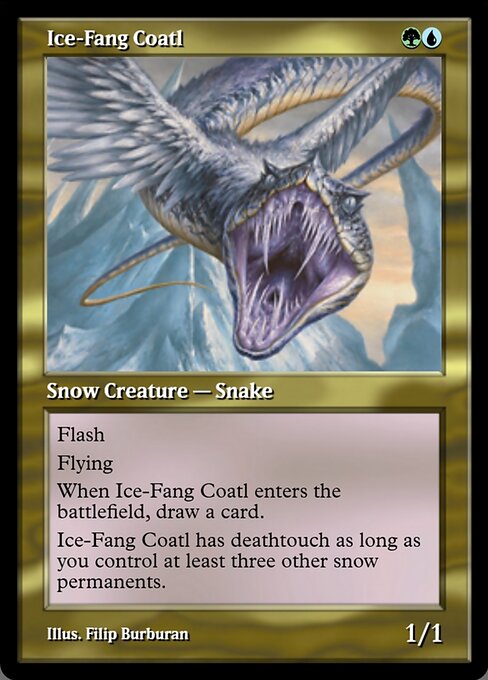 Ice-Fang Coatl highlighted card art