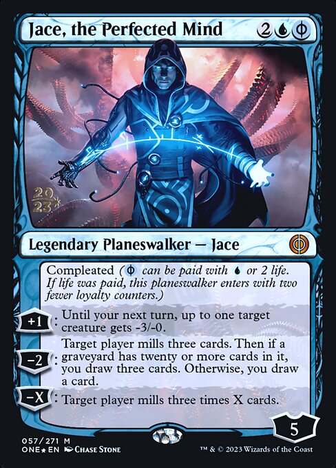 Jace, the Perfected Mind from Phyrexia: All Will Be One Promos