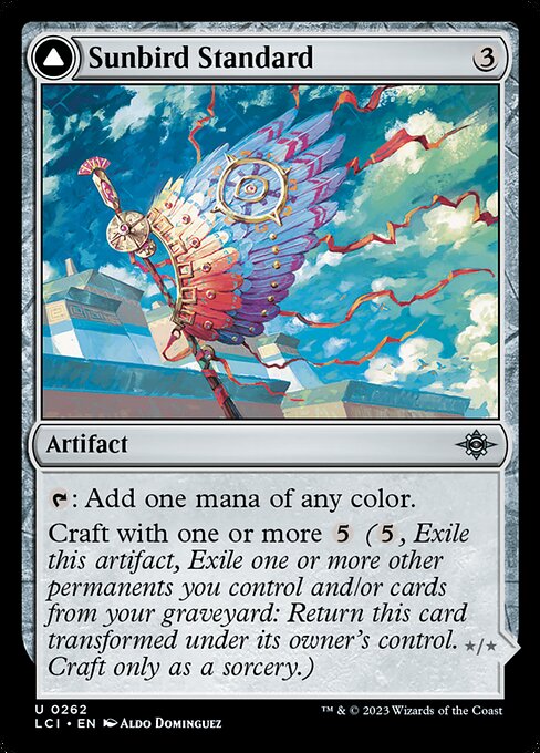 Sunbird Standard // Sunbird Effigy from The Lost Caverns of Ixalan