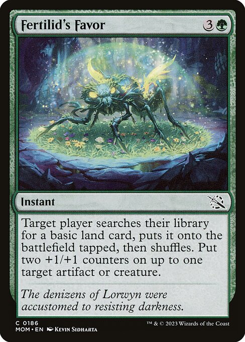 Fertilid's Favor highlighted card art