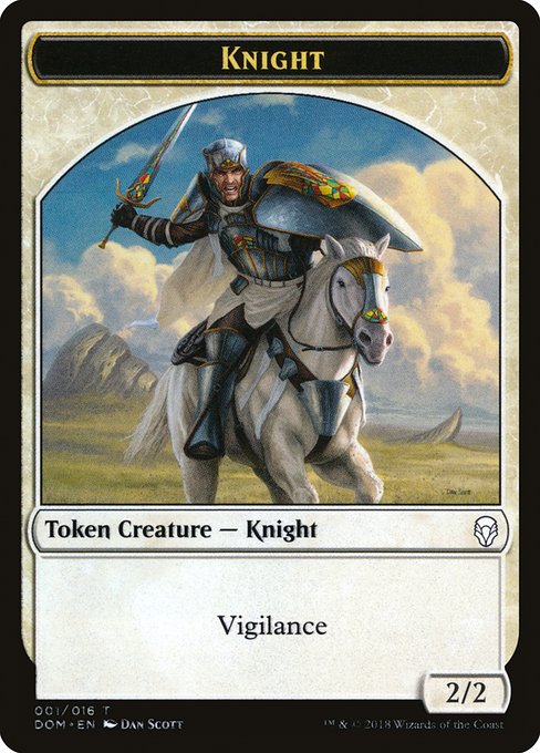 Knight from Dominaria Tokens