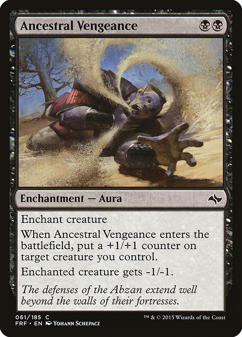 Ancestral Vengeance from Fate Reforged