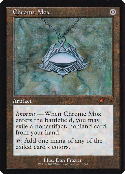 Chrome Mox from Secret Lair Countdown