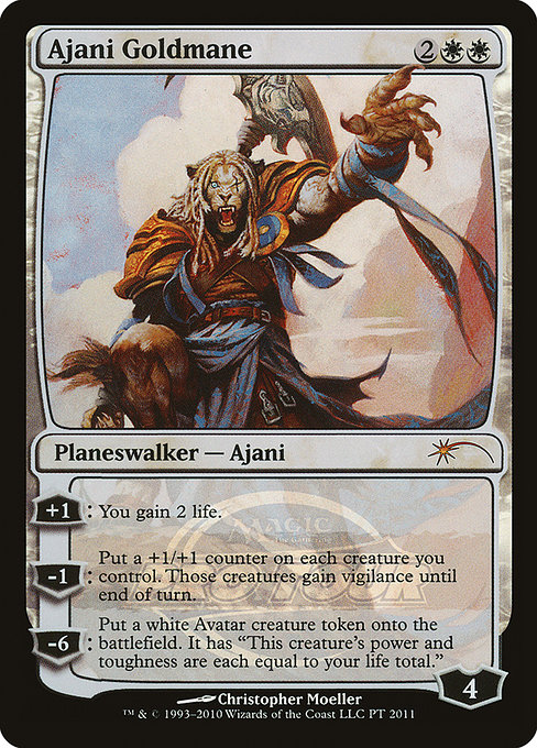 Ajani Goldmane from Pro Tour Promos
