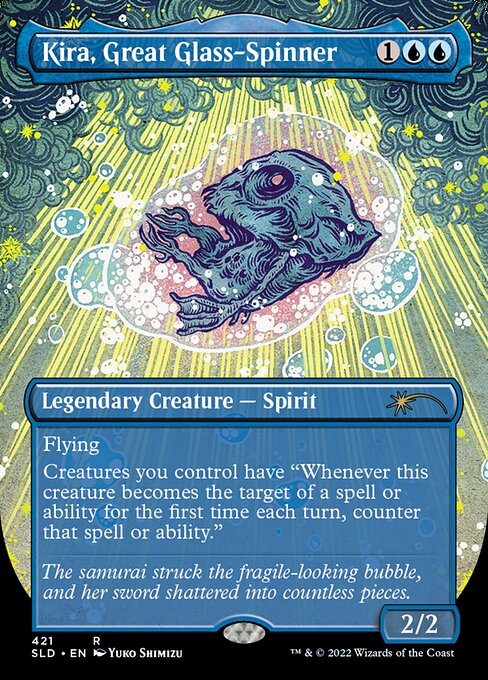 Kira, Great Glass-Spinner highlighted card art