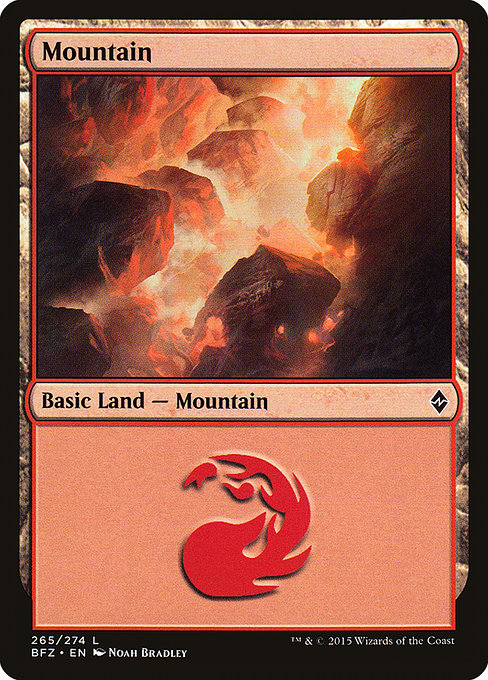 Mountain from Battle for Zendikar